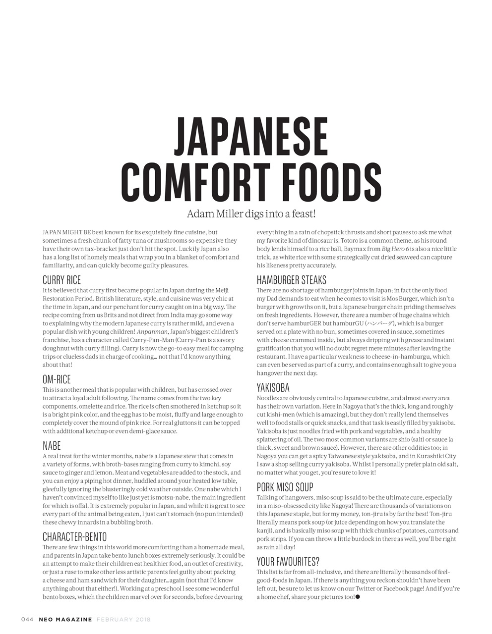 NEO Magazine Preview Pages