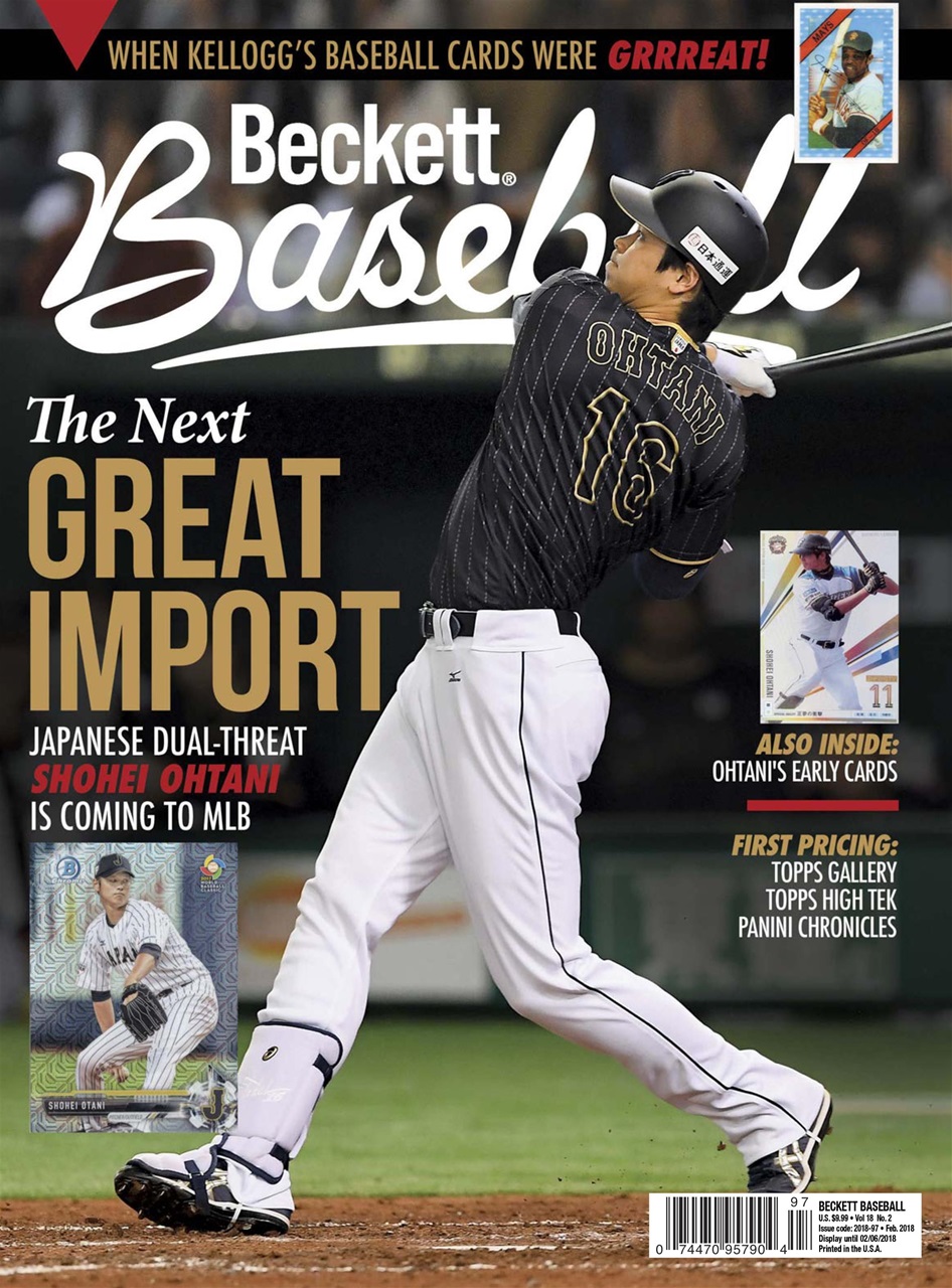 Beckett Baseball Magazine Preview Pages