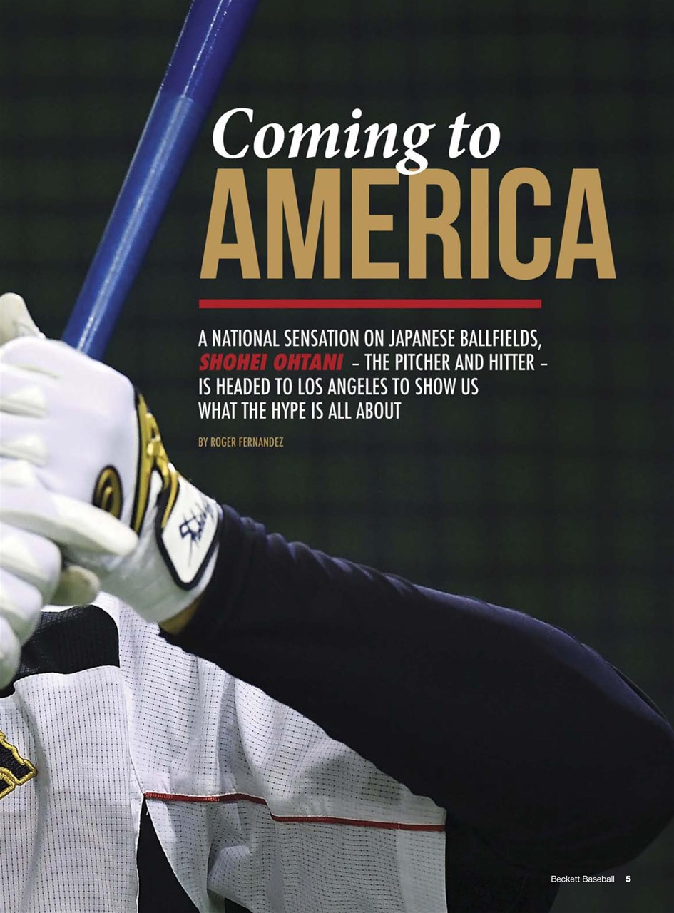 Beckett Baseball Magazine Preview Pages