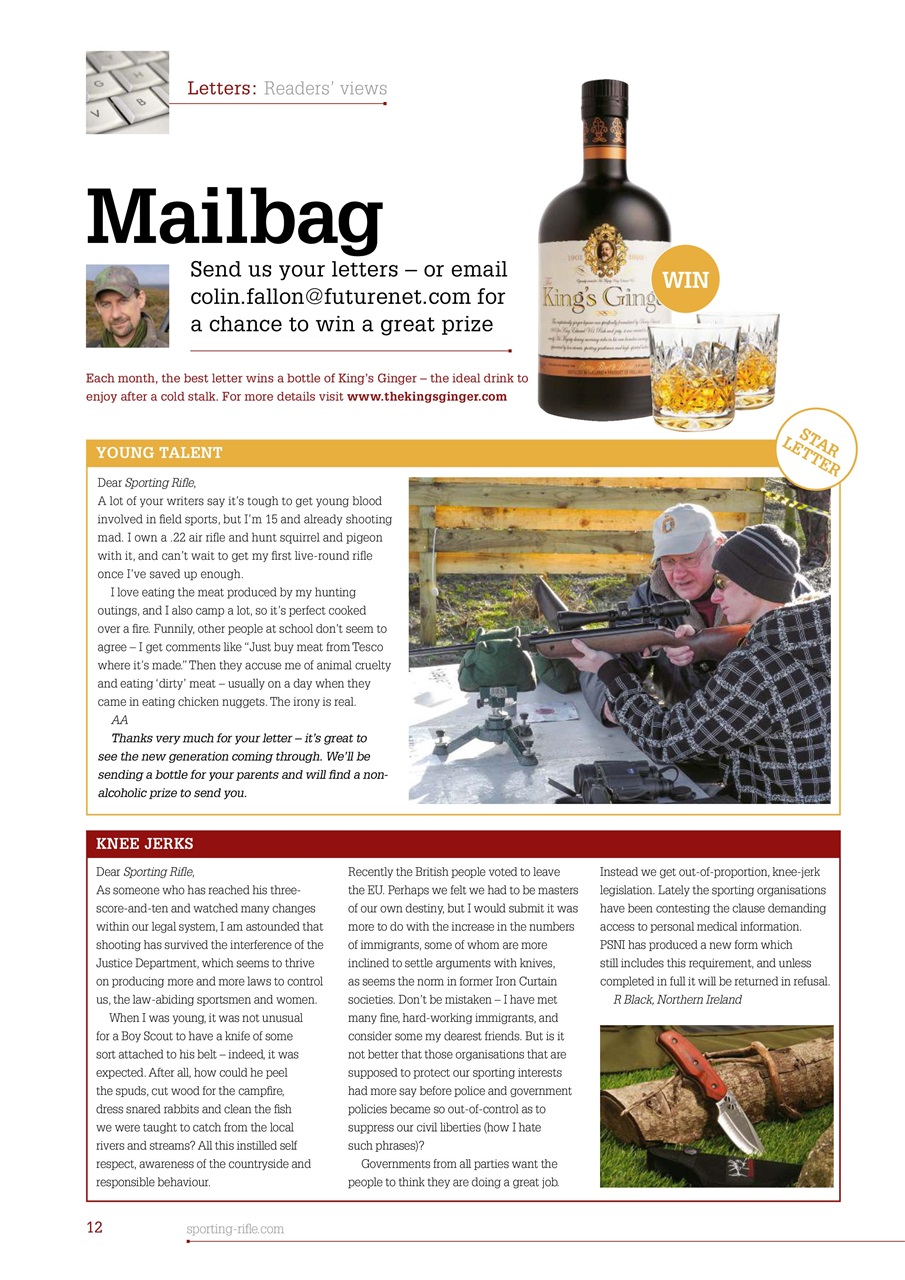 Sporting Rifle Preview Pages