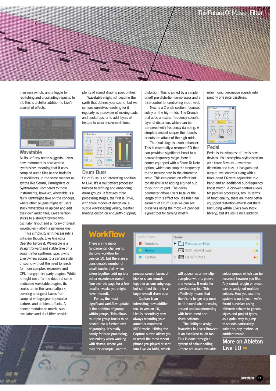 Future Music Preview Pages