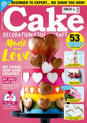Cake Decoration & Sugarcraft Magazine issue February 2018