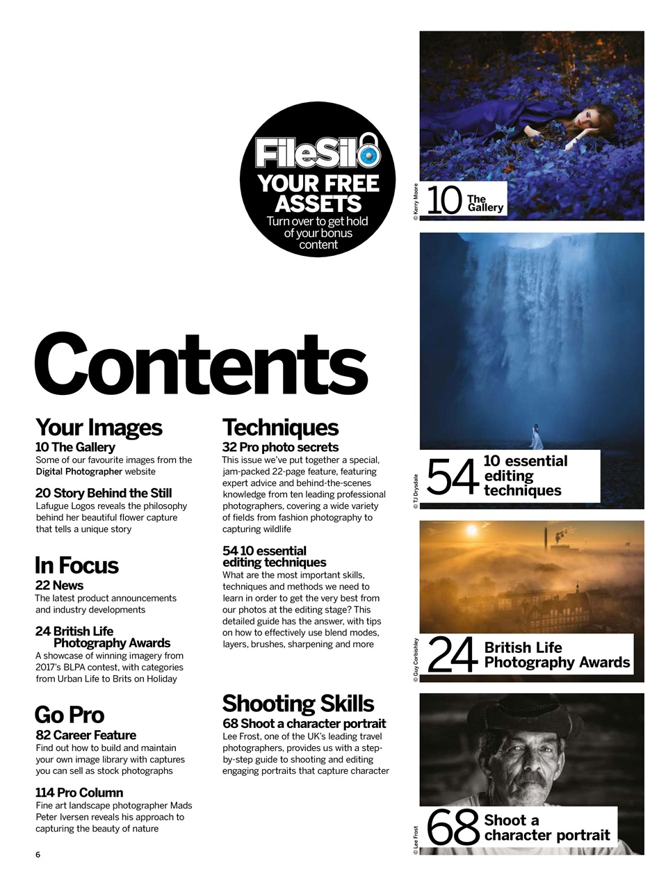 Digital Photographer Preview Pages