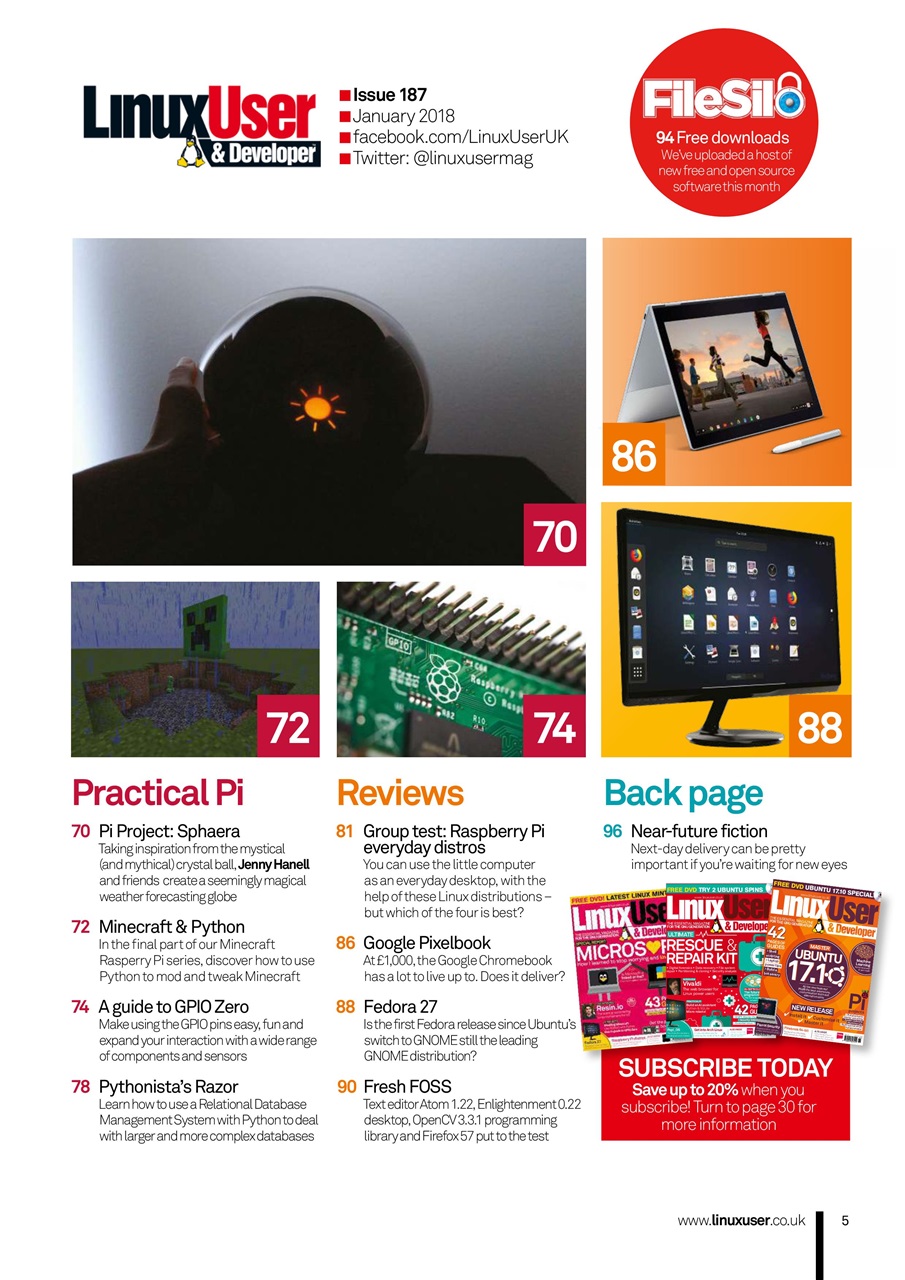 Linux User and Developer Preview Pages