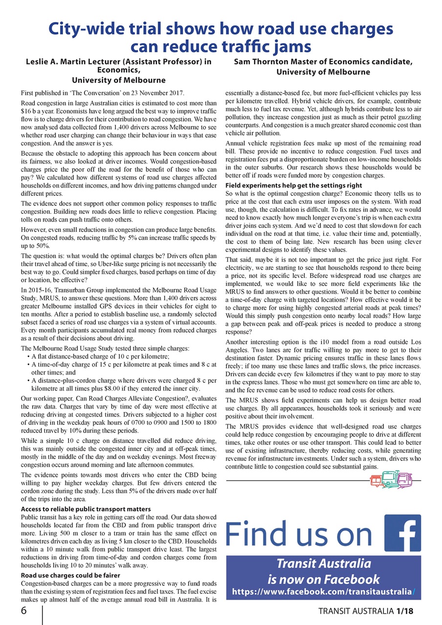 Transit Australia Preview Pages