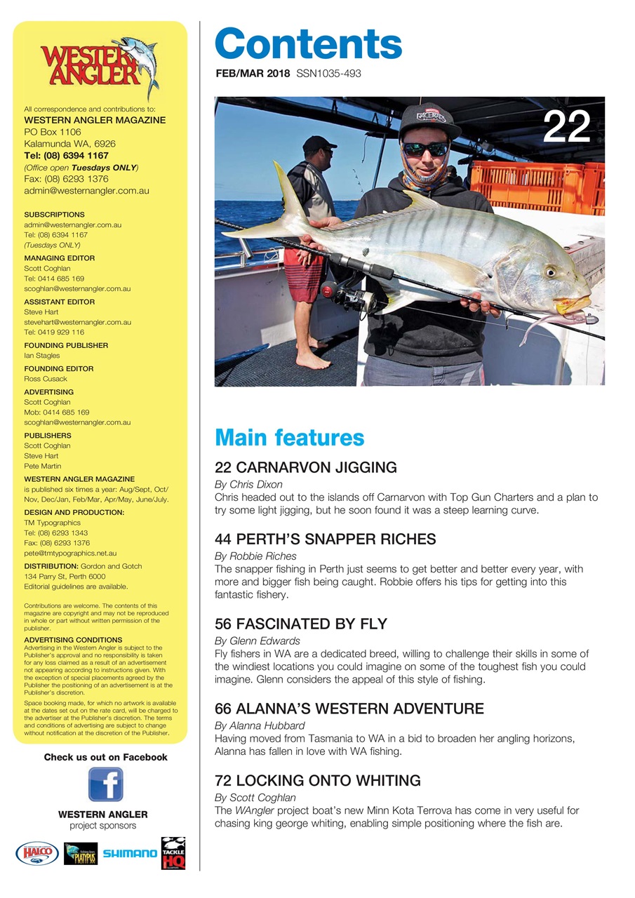 Western Angler Preview Pages