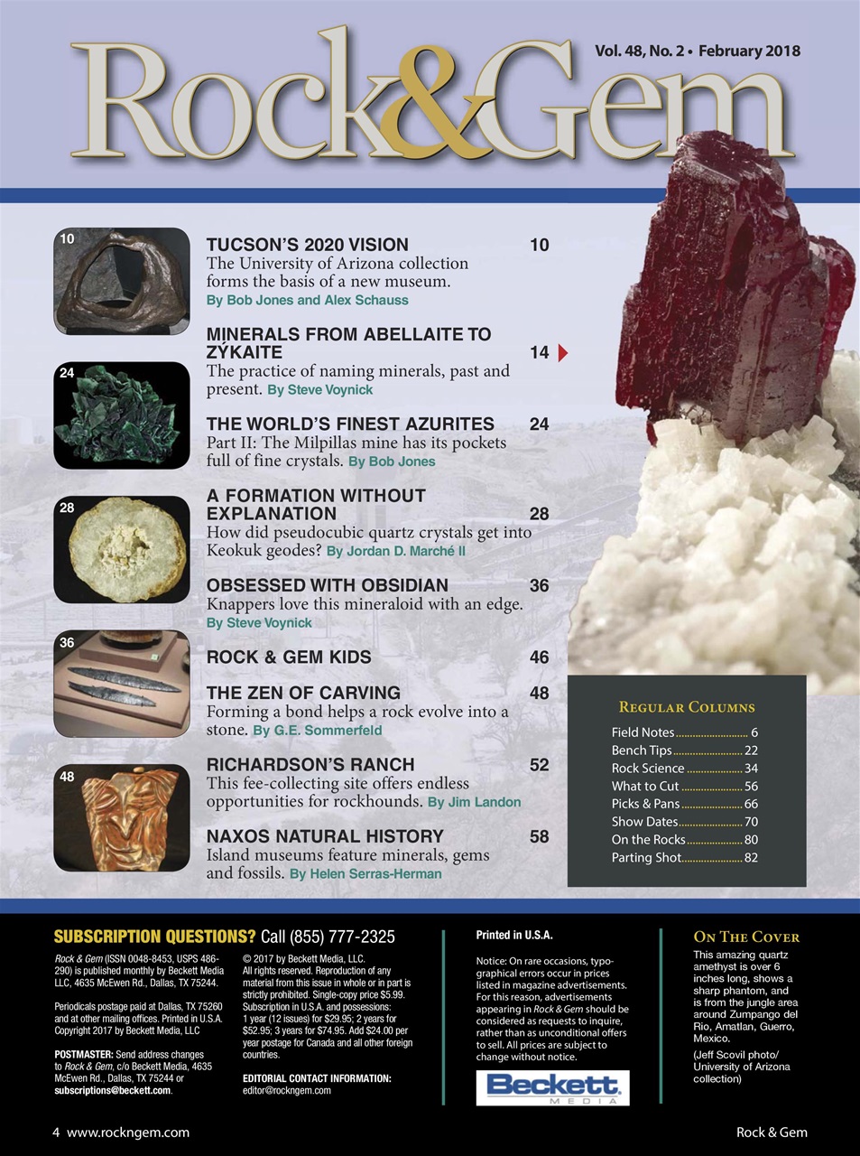 Rock&Gem Magazine Preview Pages