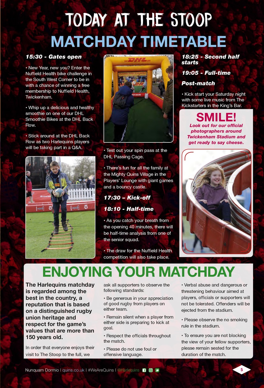 Harlequins Preview Pages