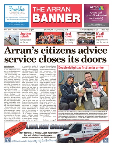 Arran Banner issue 13 January 2018