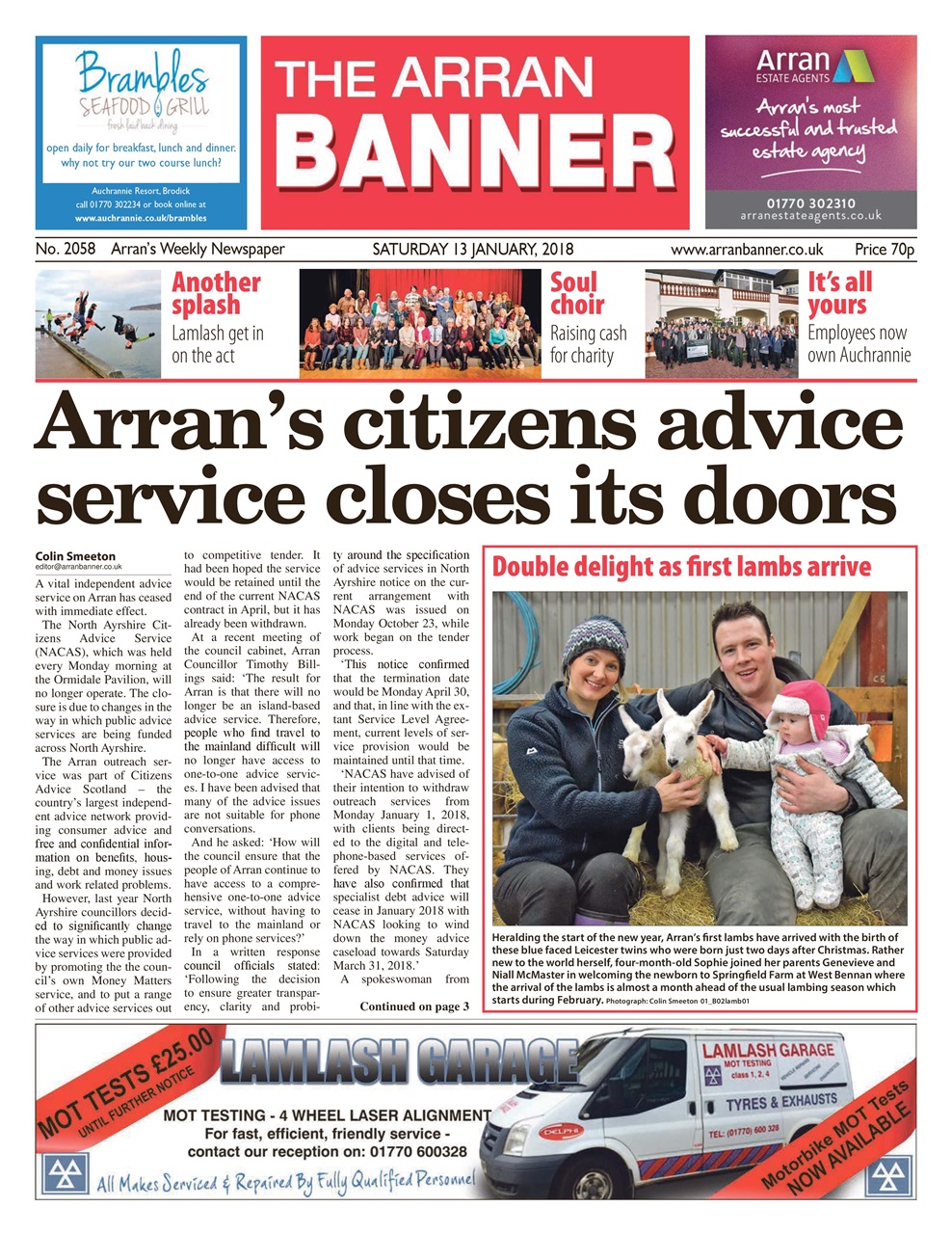 Arran Banner Preview Pages