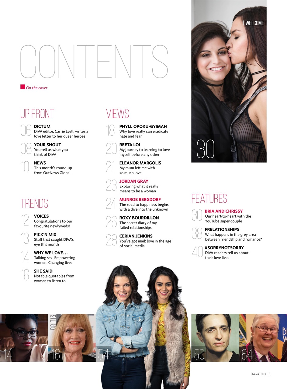 DIVA Magazine Preview Pages