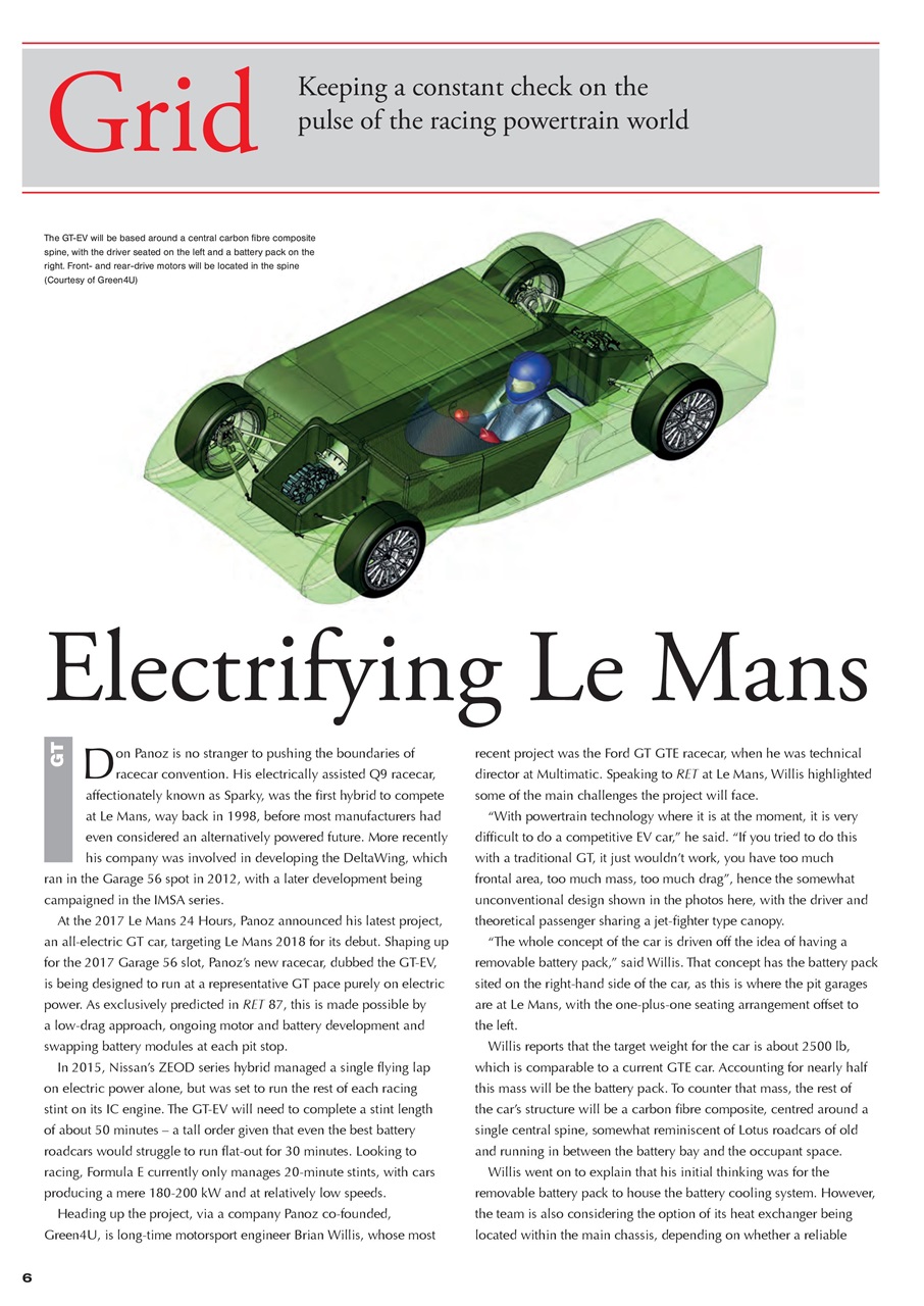 Race Engine Technology Preview Pages