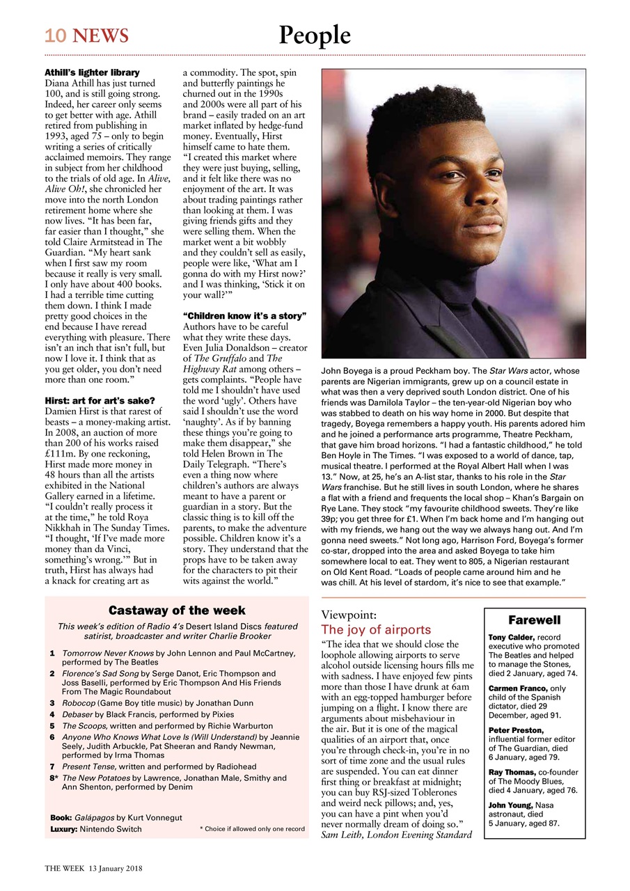 The Week Preview Pages