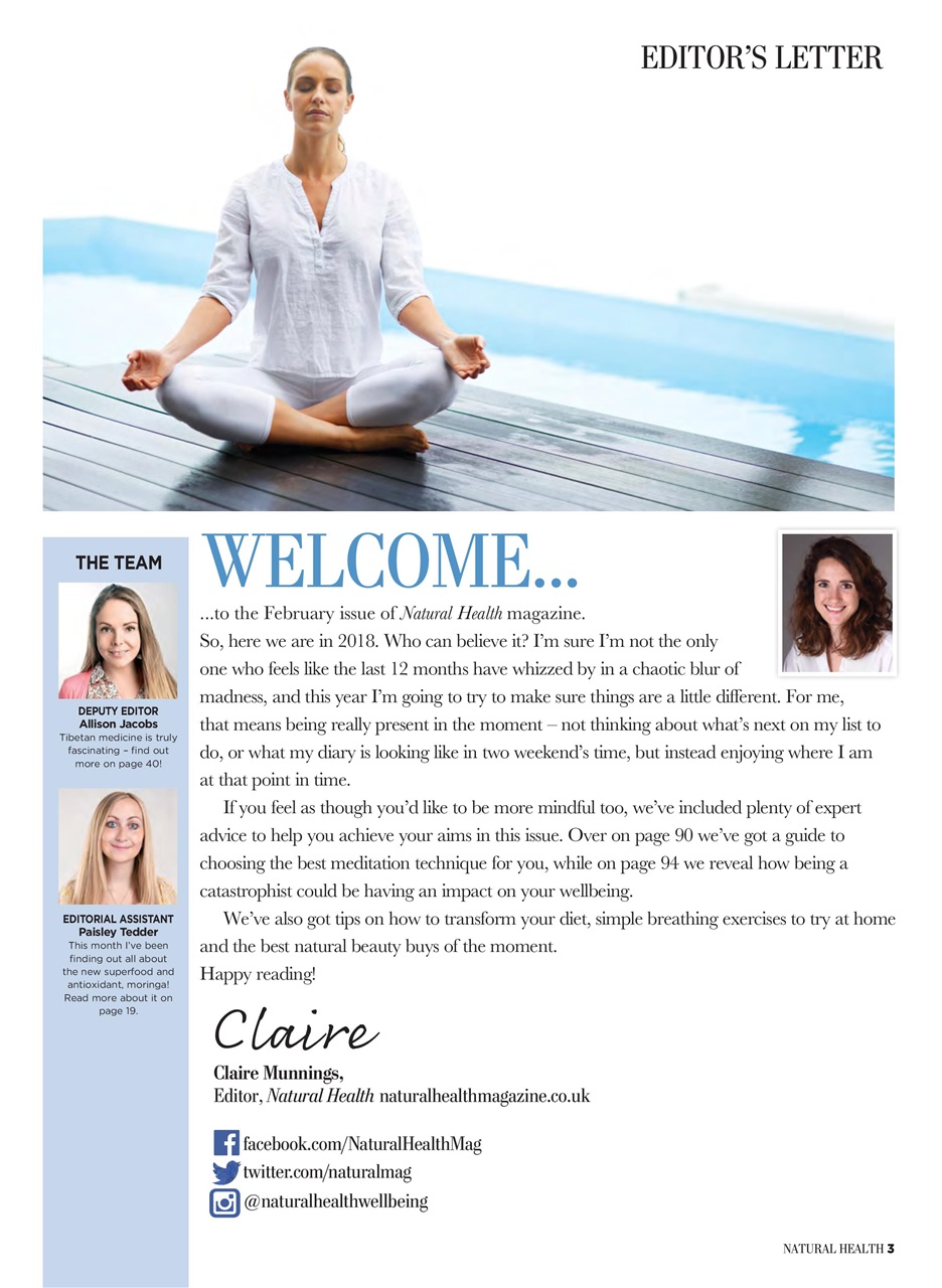 Natural Health Preview Pages