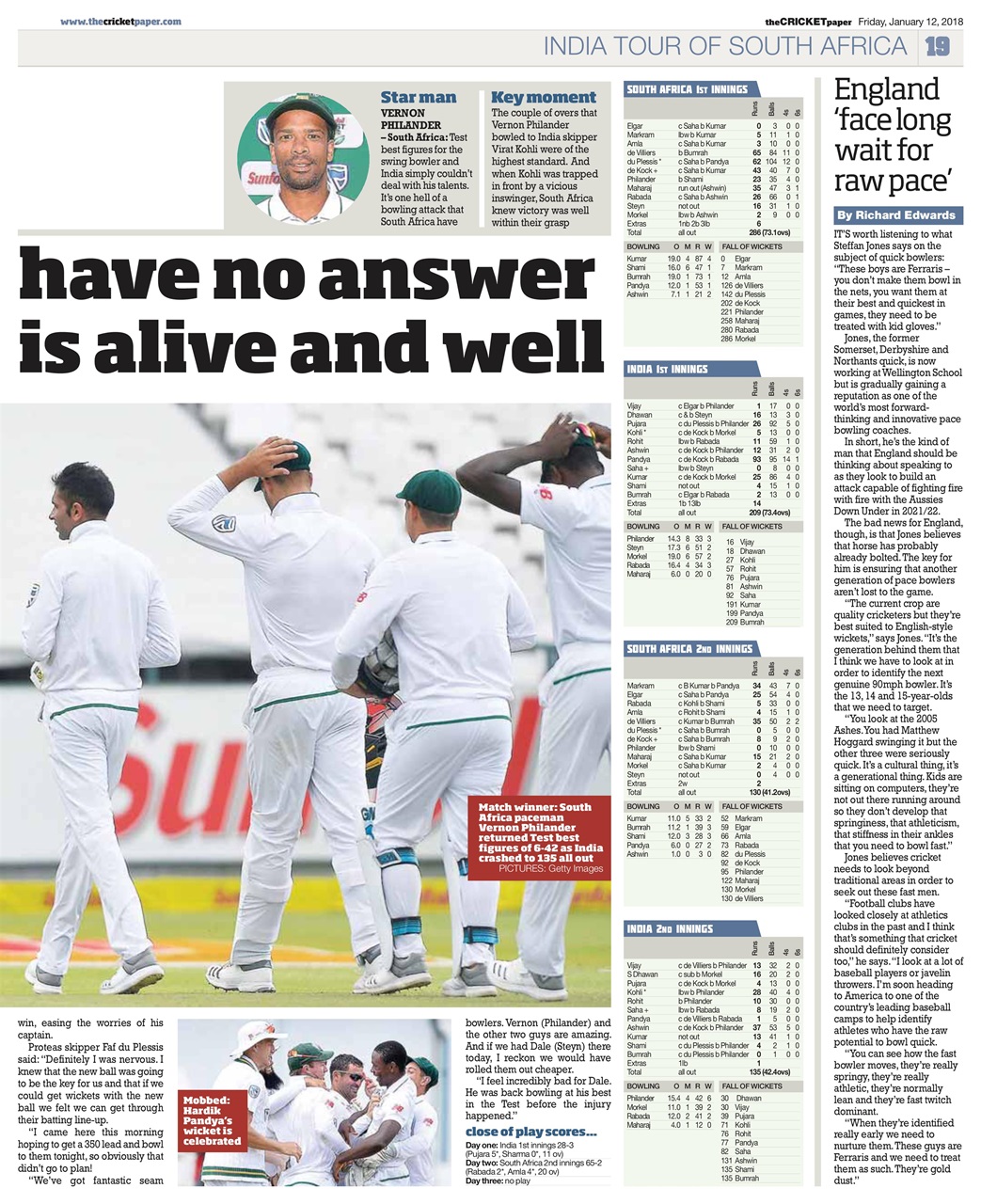 The Cricket Paper Preview Pages