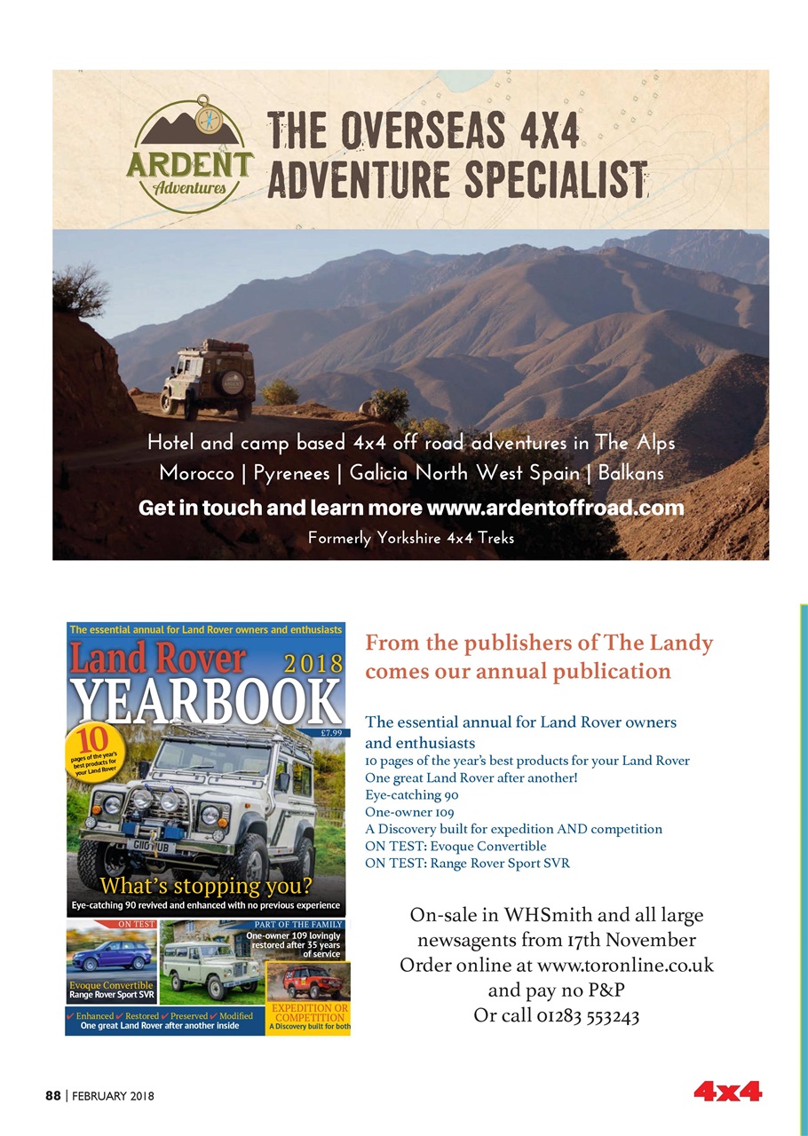 Overlander 4X4 Preview Pages