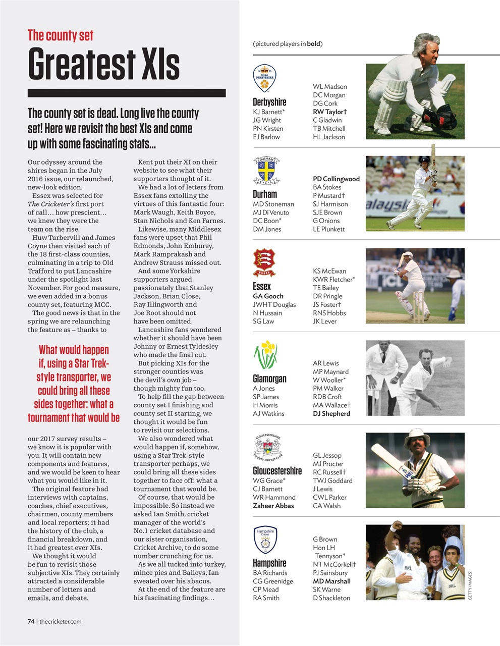 The Cricketer Magazine Preview Pages