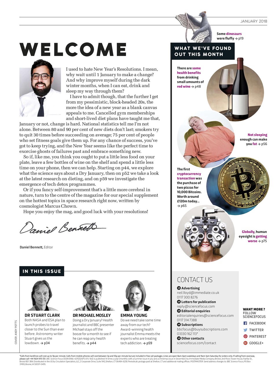 BBC Science Focus Magazine Preview Pages