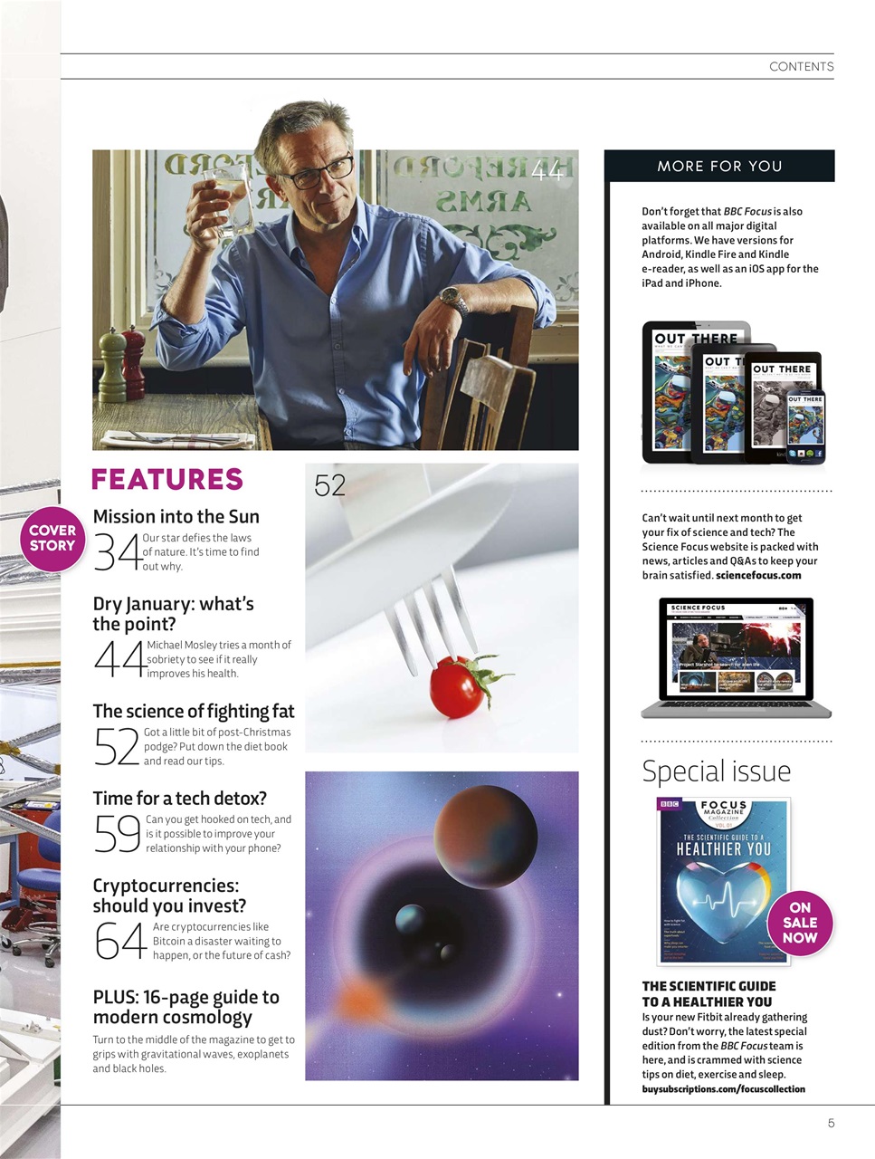 BBC Science Focus Magazine Preview Pages