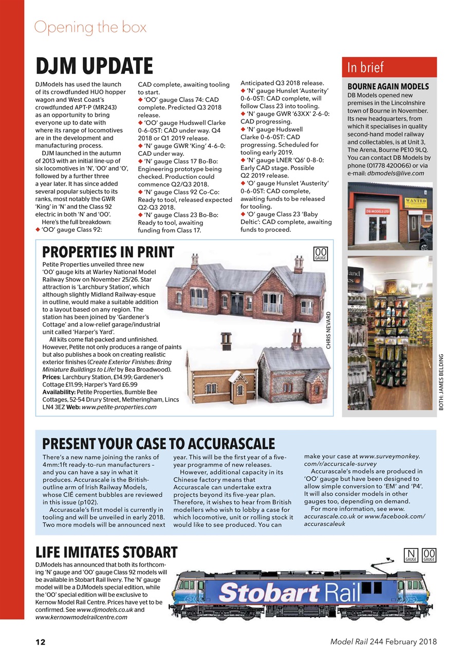 Model Rail Preview Pages