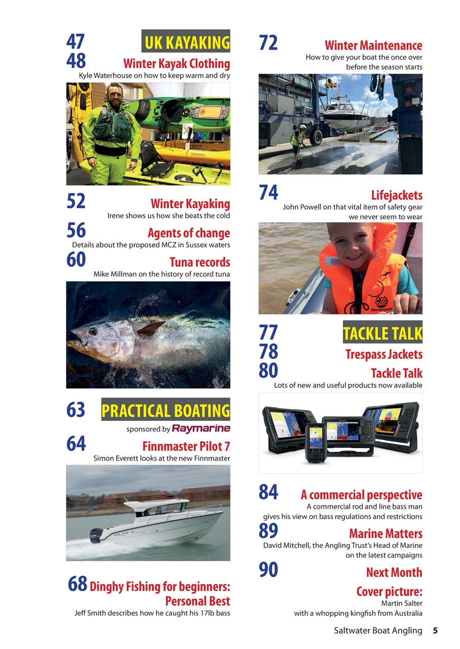 Saltwater Boat Angling Preview Pages
