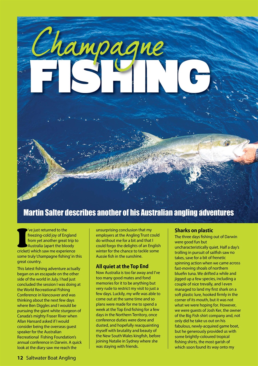 Saltwater Boat Angling Preview Pages