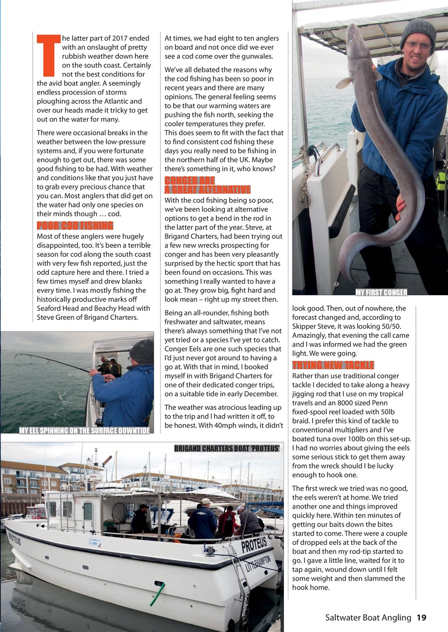 Saltwater Boat Angling Preview Pages