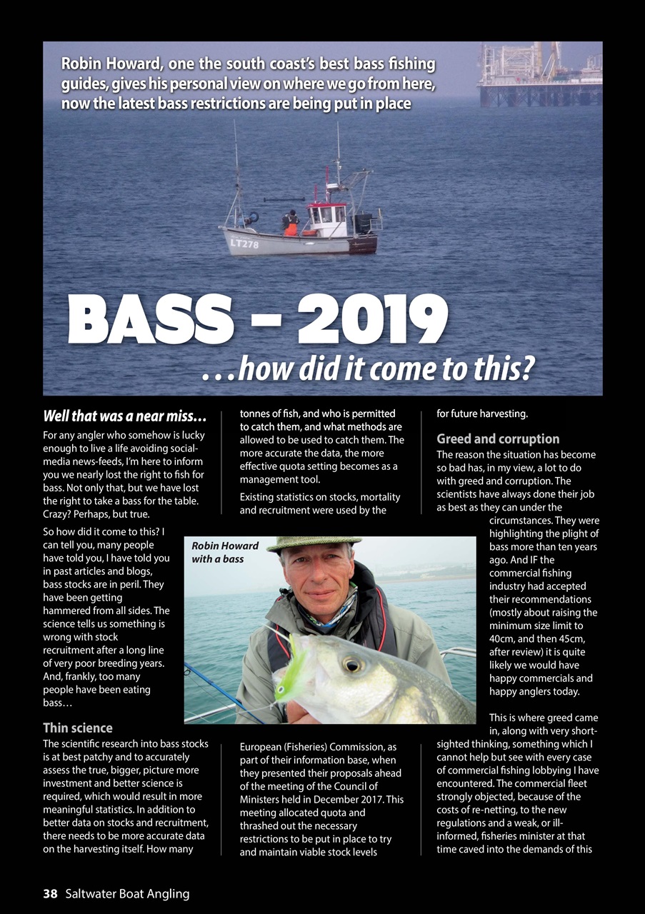Saltwater Boat Angling Preview Pages