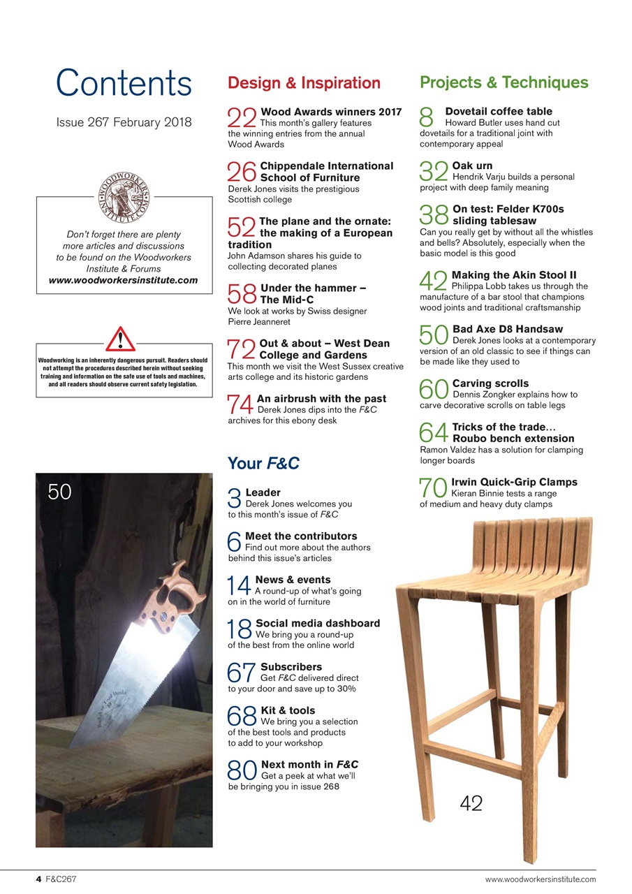 Furniture & Cabinetmaking Preview Pages