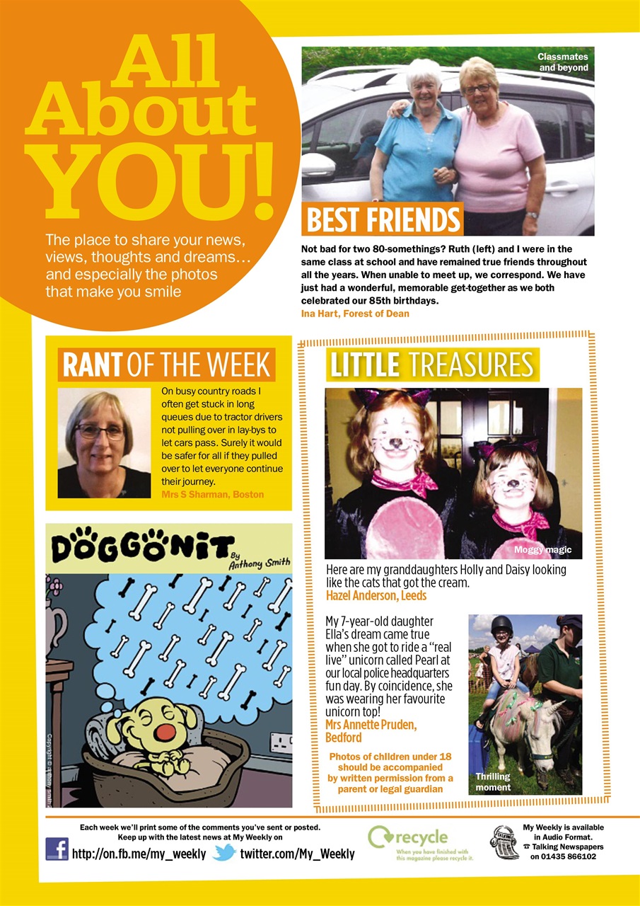 My Weekly Preview Pages