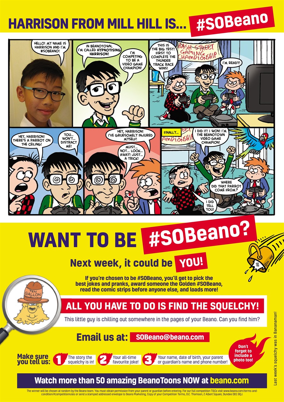 Beano Preview Pages