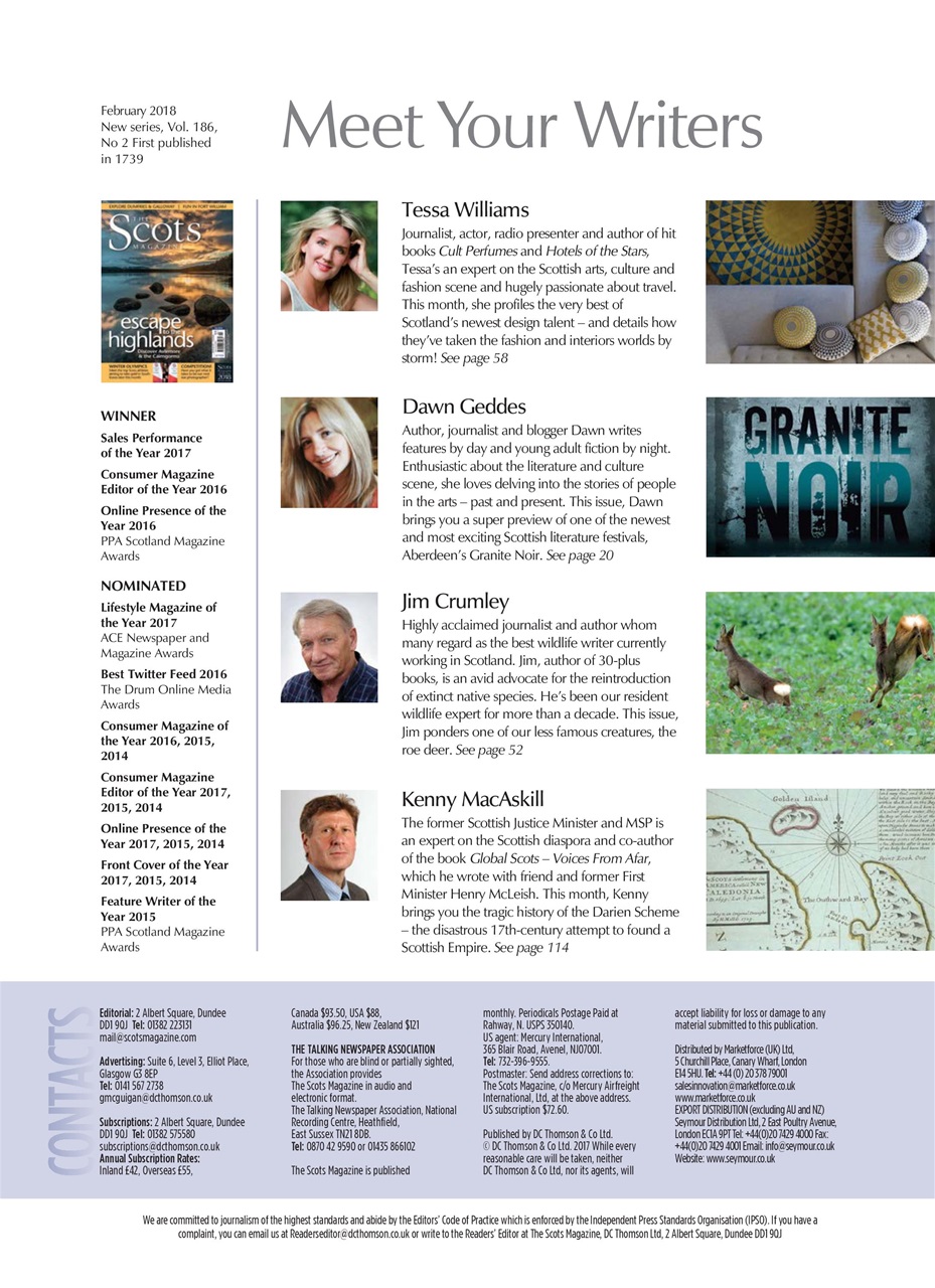 The Scots Magazine Preview Pages