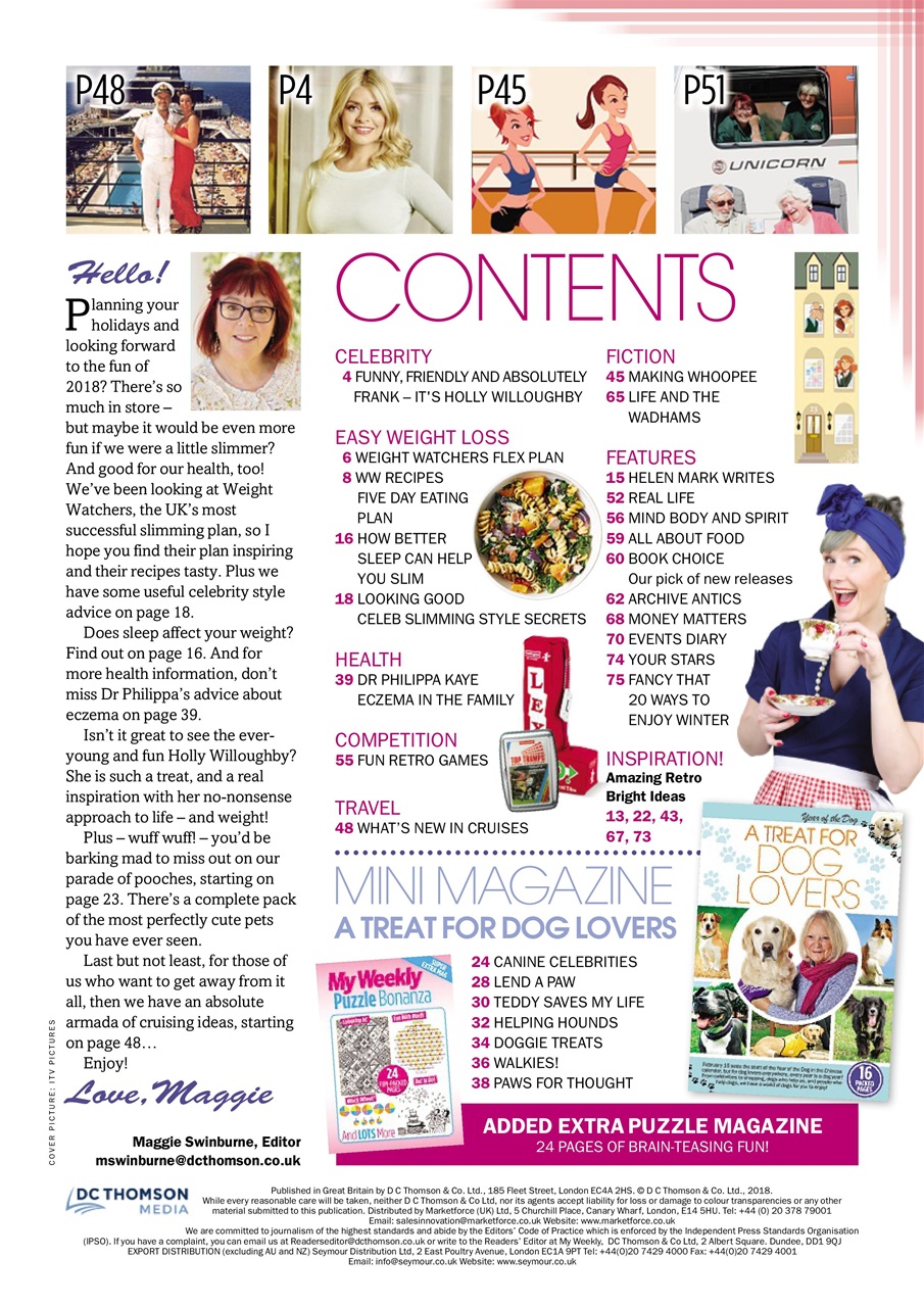 My Weekly Special Preview Pages