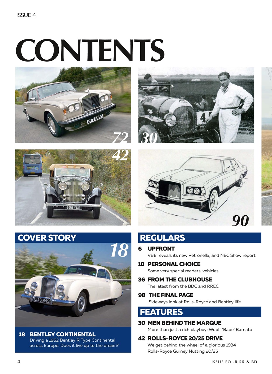Rolls-Royce & Bentley Driver Preview Pages