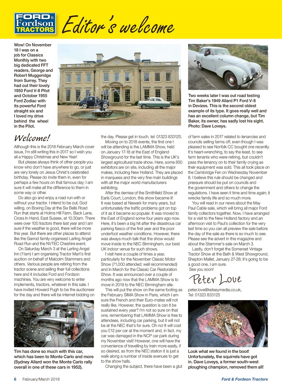Ford & Fordson Preview Pages