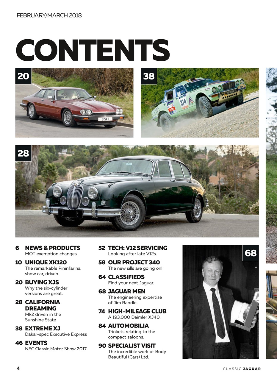 Classic Jaguar Preview Pages