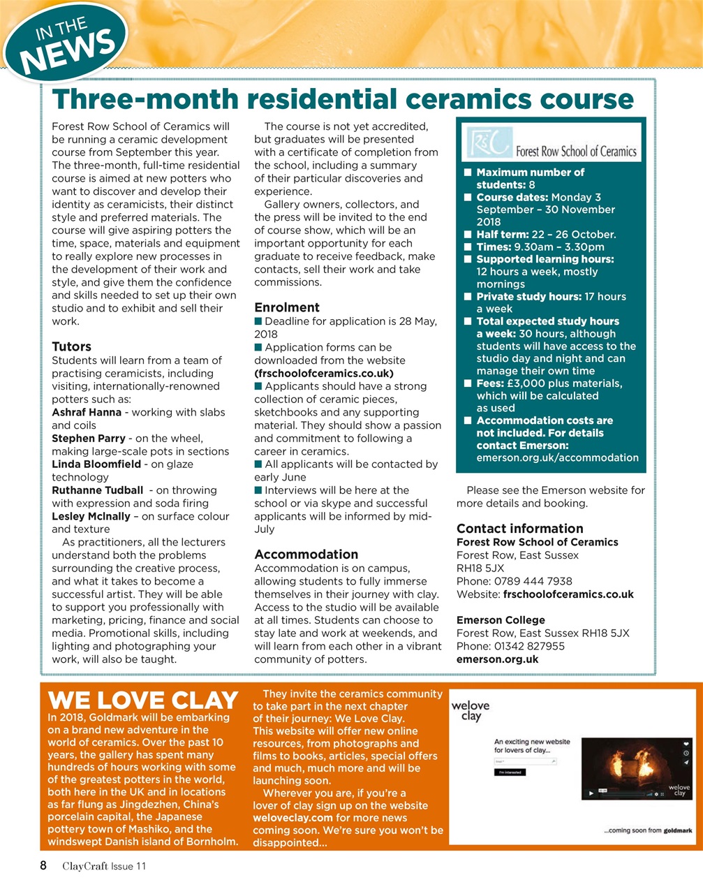 ClayCraft Preview Pages