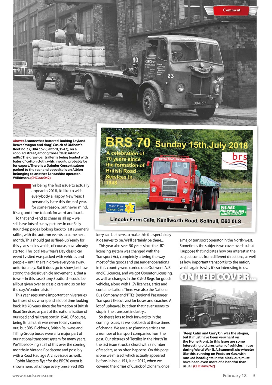 Vintage Roadscene Preview Pages