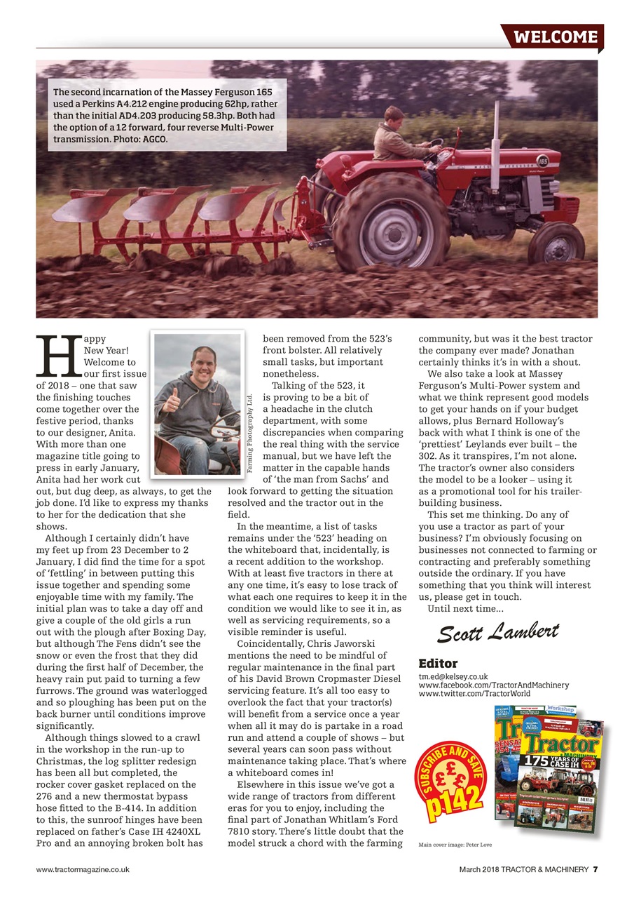 Tractor & Machinery Preview Pages