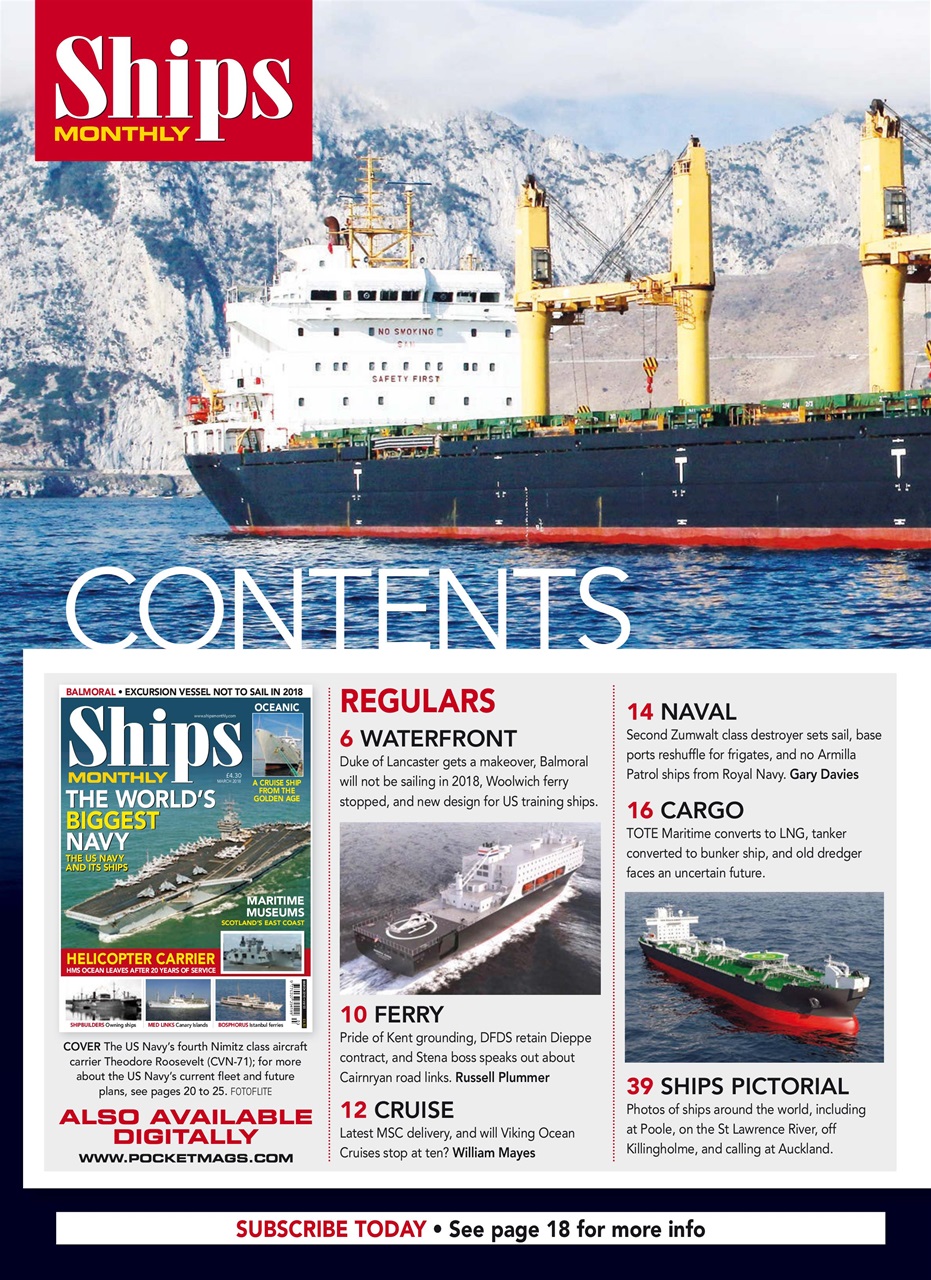 Ships Monthly Preview Pages