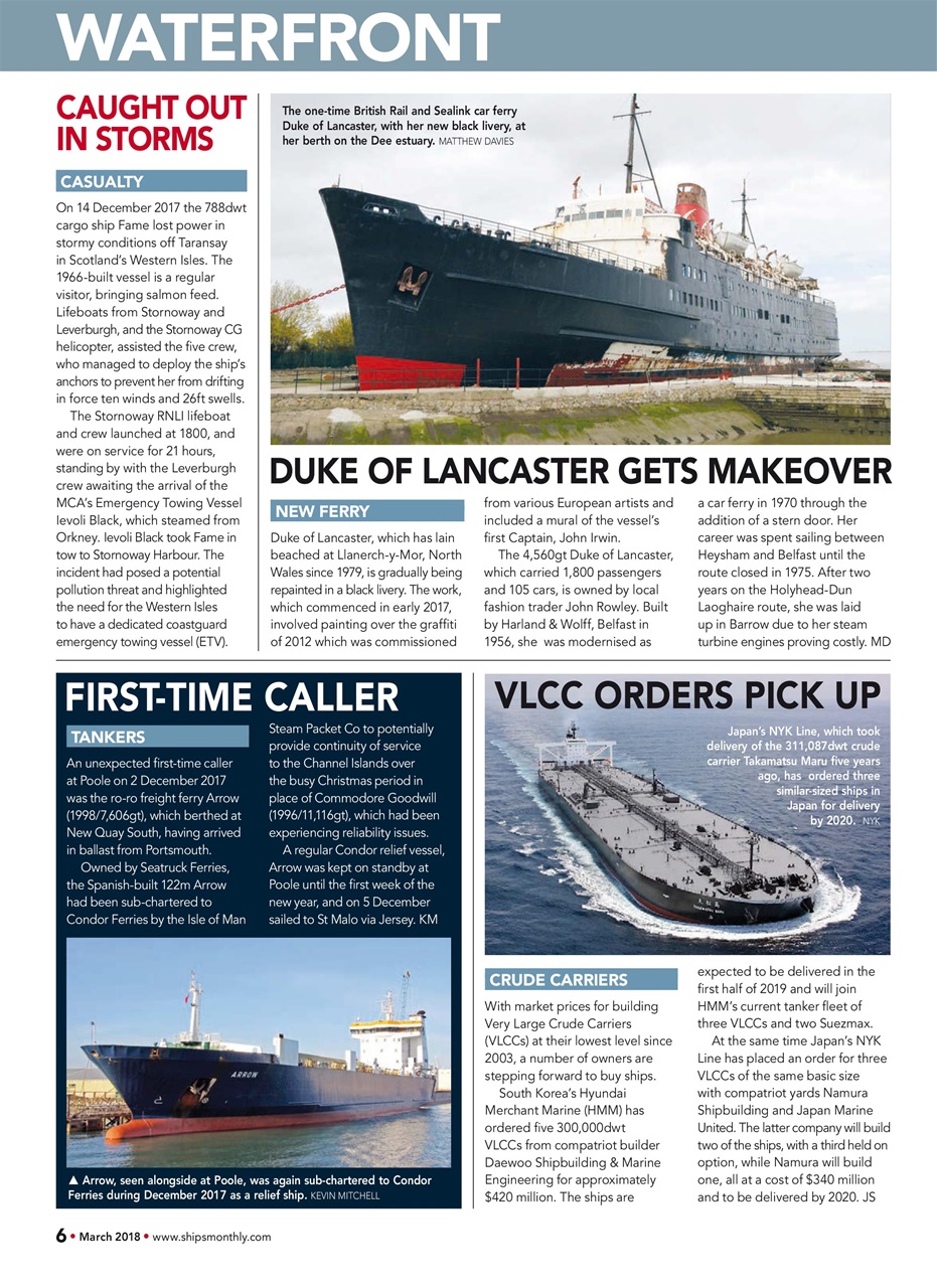 Ships Monthly Preview Pages