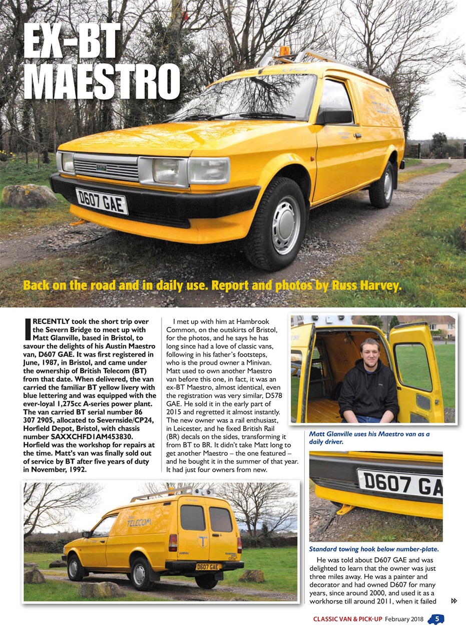 Classic Van & Pick-up Preview Pages