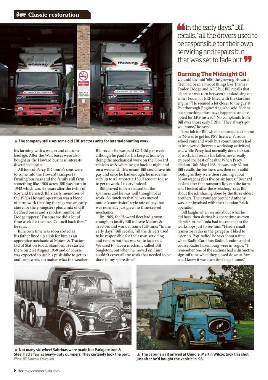 Heritage Commercials Magazine Preview Pages