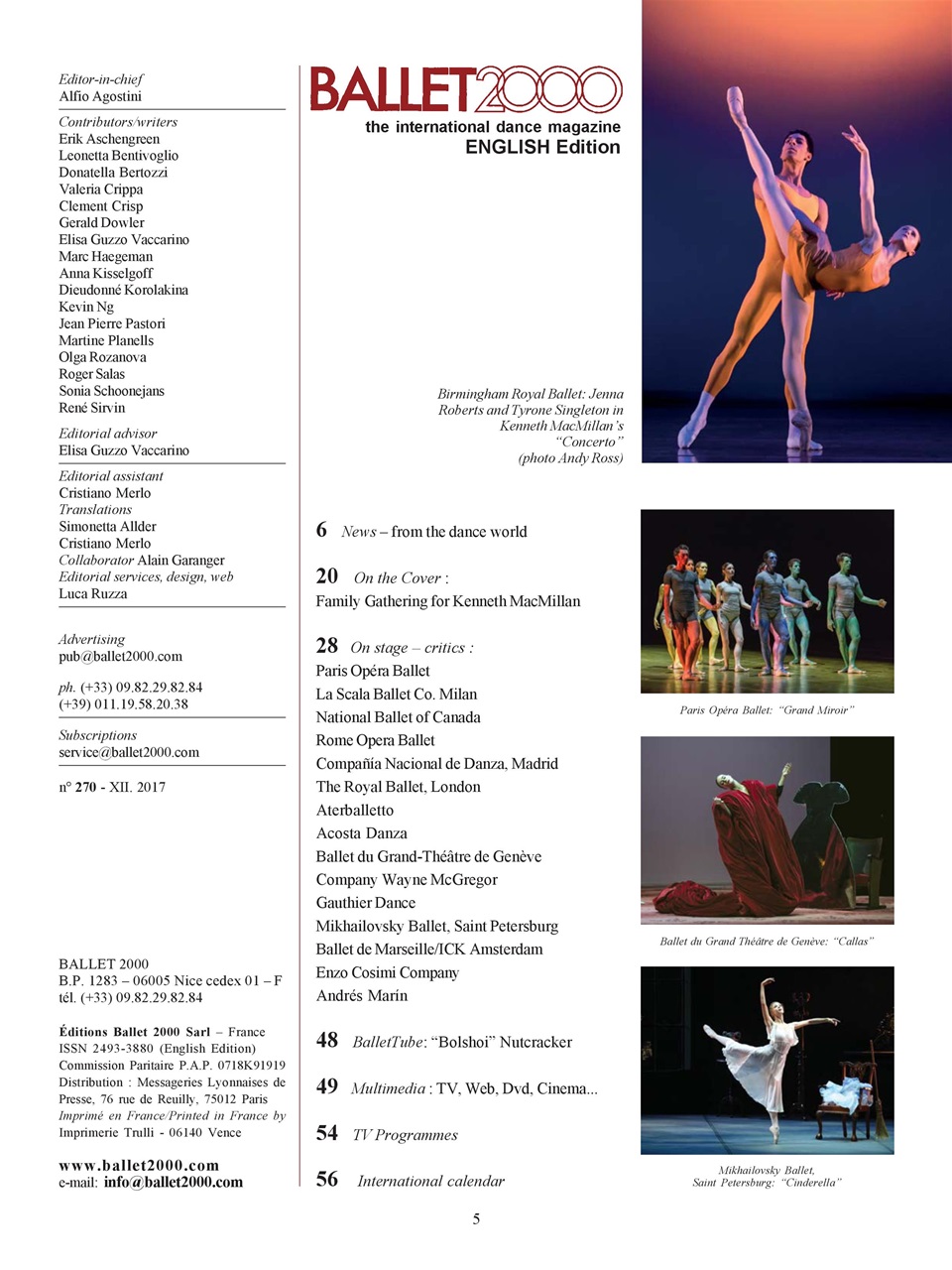 BALLET2000 English Edition Preview Pages