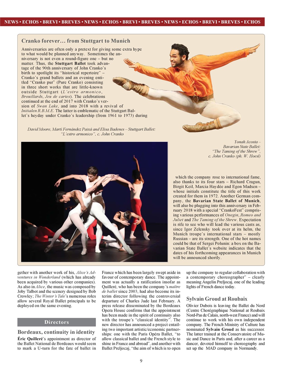 BALLET2000 English Edition Preview Pages
