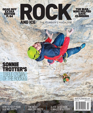 Rock and Ice issue February 2018