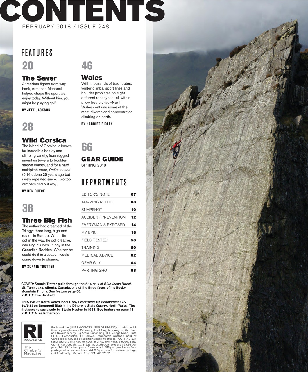 Rock and Ice Preview Pages