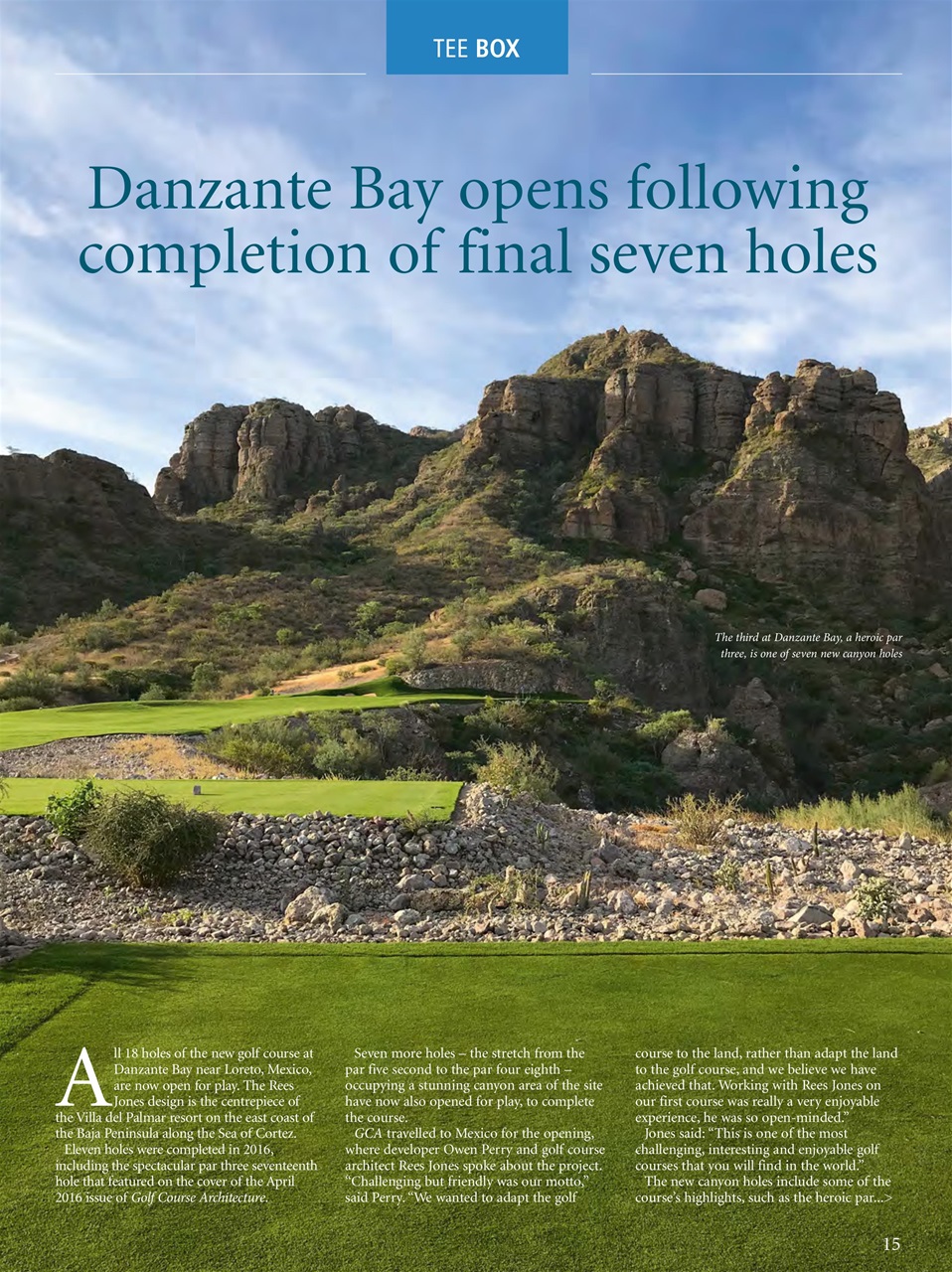 Golf Course Architecture Preview Pages