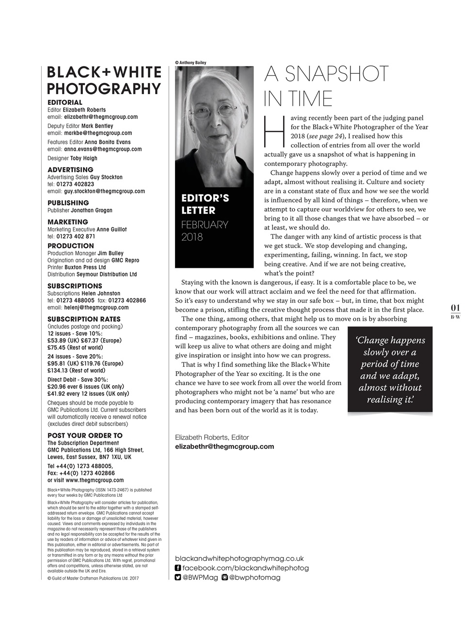 Black+White Photography Preview Pages