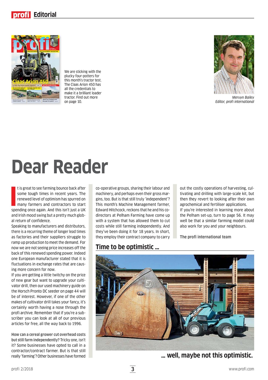 Profi International Preview Pages